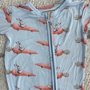 Racecar bunny footie pajamas 9-12 months